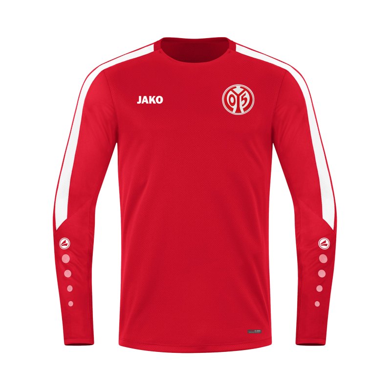 JAKO 1. FSV Mainz 05 Power Sweatshirt Kids Rot F100 - rot