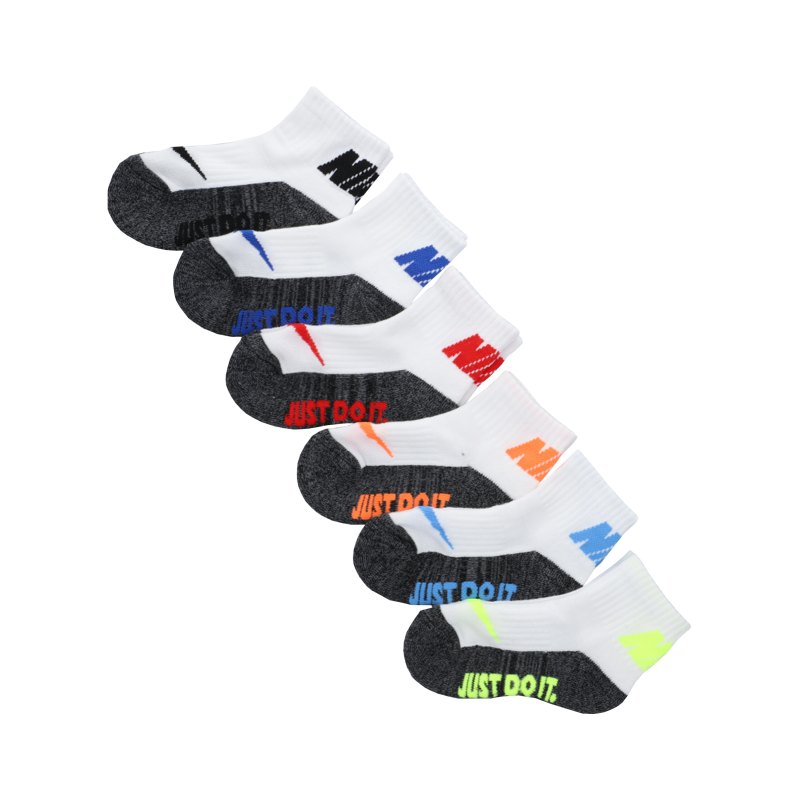 Nike Just Do It Ankle 6er Pack Socken Kids F001 - weiss