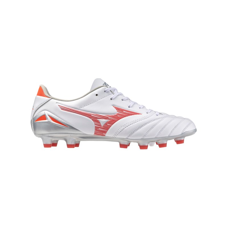 Mizuno Morelia Neo IV Pro FG Charge Weiss Rot F60 - weiss