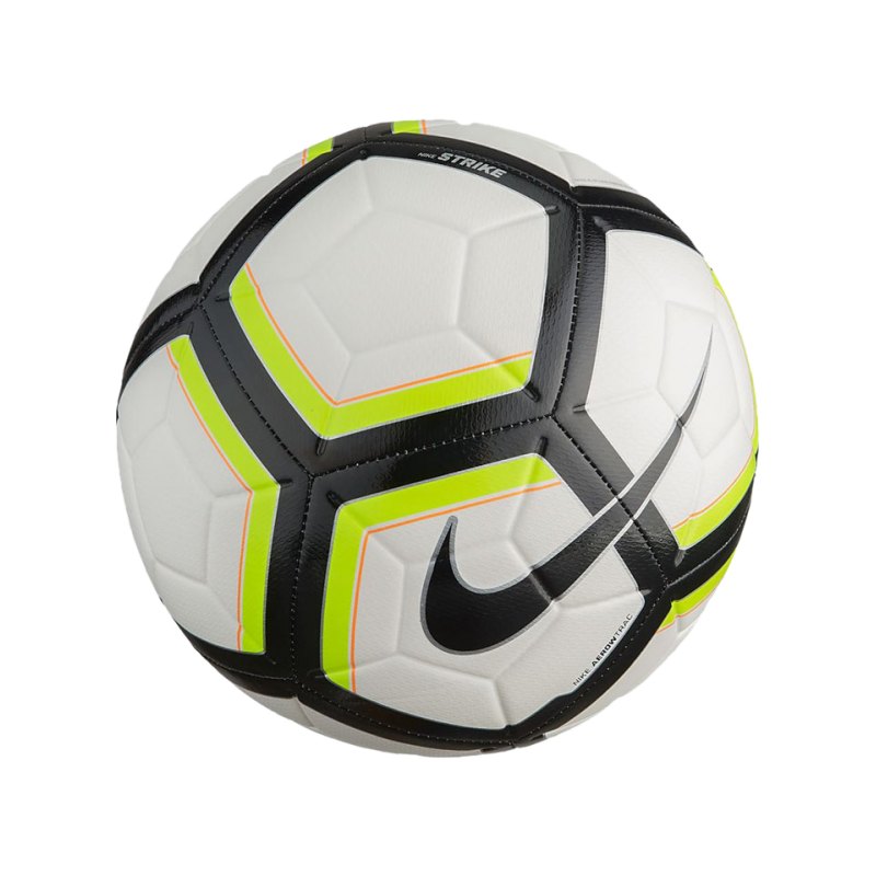 Nike Fussball Team Strike Football Weiss Gelb F100 - weiss