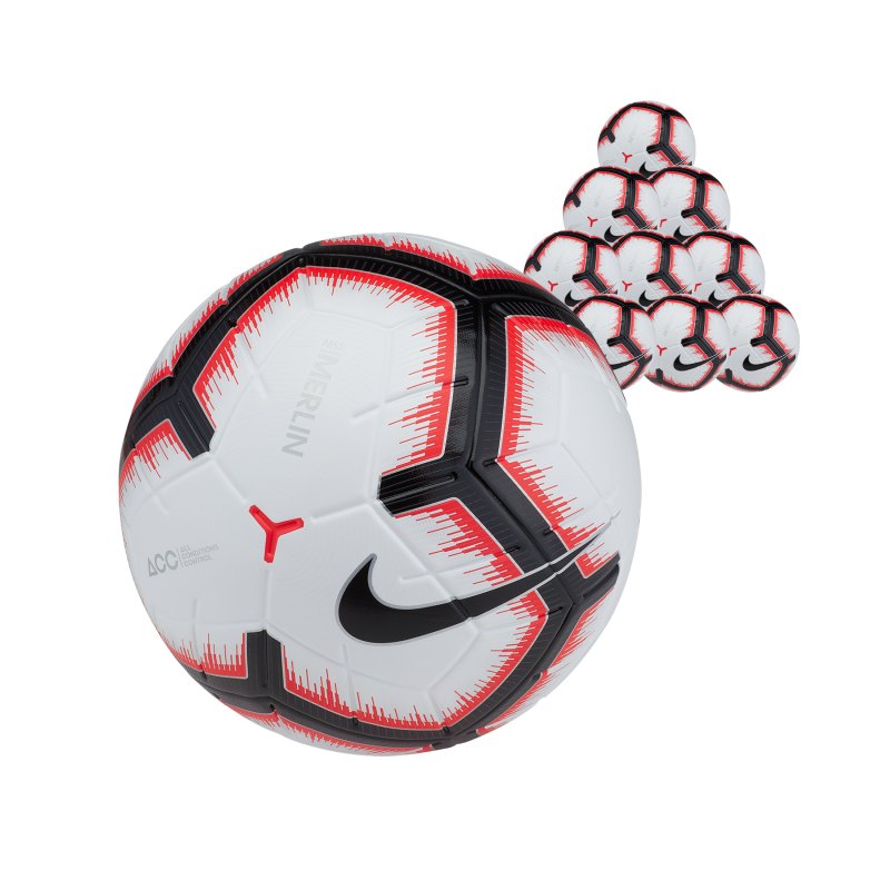 Nike Merlin 10x Spielball Weiss F100 - weiss