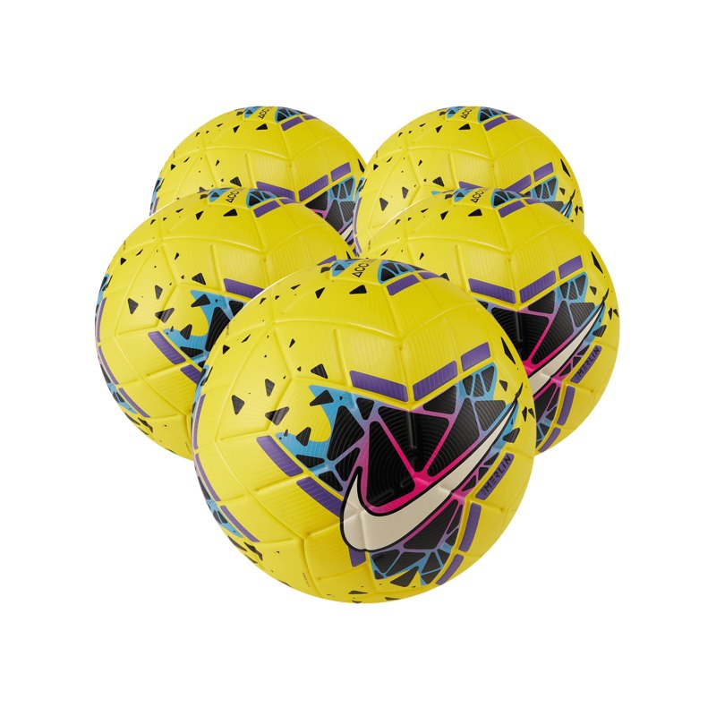 Nike Merlin FA19 Spielball 5x Gr5 Gelb Schwarz F710 - gelb