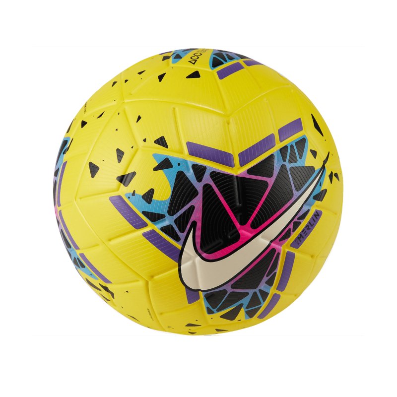 Nike Merlin FA19 Spielball Gelb Schwarz F710 - gelb