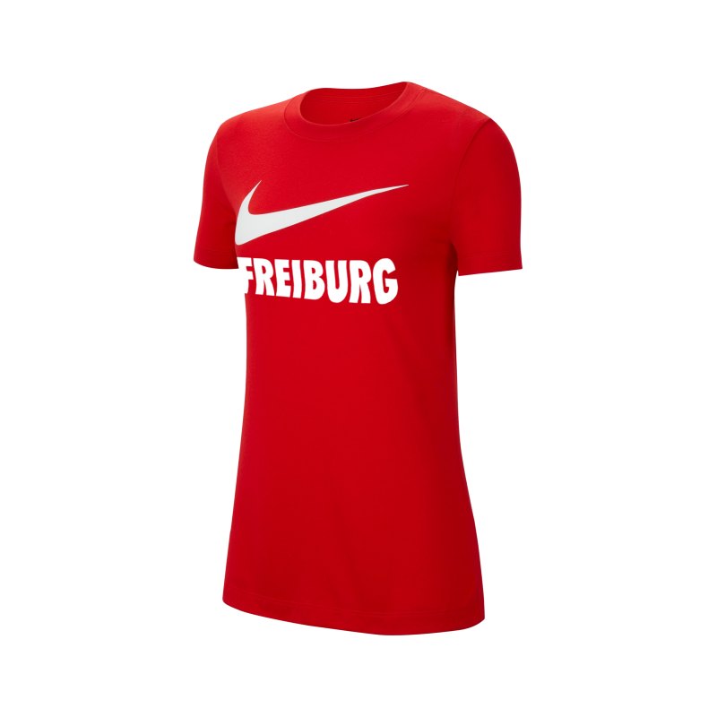 Nike SC Freiburg Freizeit T-Shirt Swoosh D F657 - rot