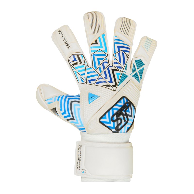 Sells Total Contact Aqua Monsoon Expanse TW-Handschuhe Weiss Schwarz Blau - weiss