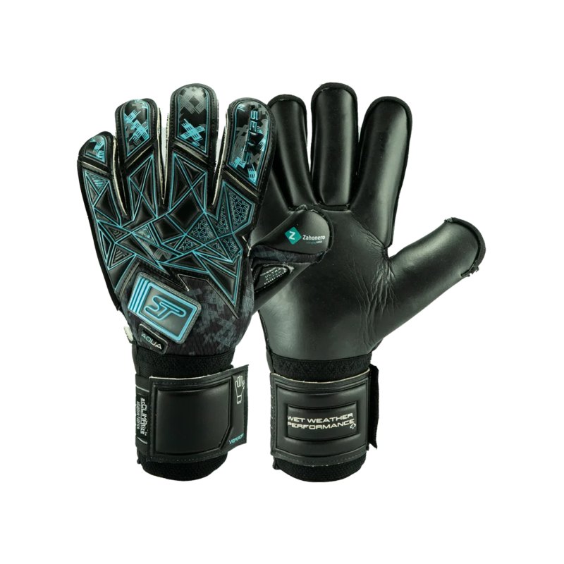 Sells Wrap Aqua Dusk TW-Handschuhe Schwarz Blau - schwarz