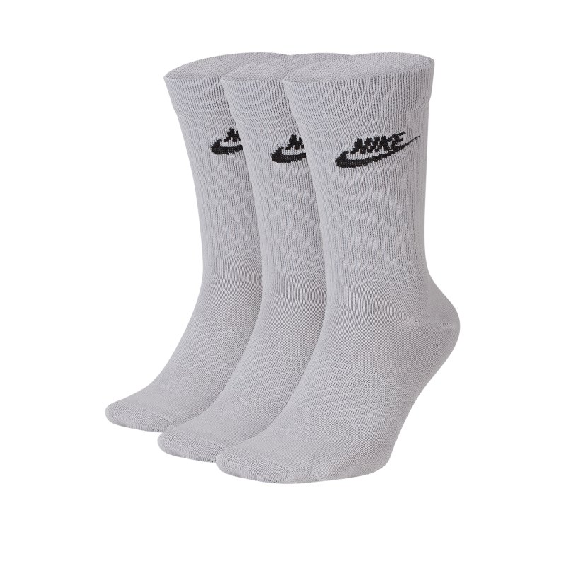 Nike Everyday Essential Crew Socken 3er Pack F056 - grau