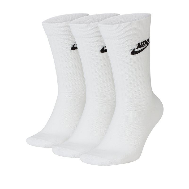Nike Everyday Essential Crew Socken 3er Pack F100 - weiss