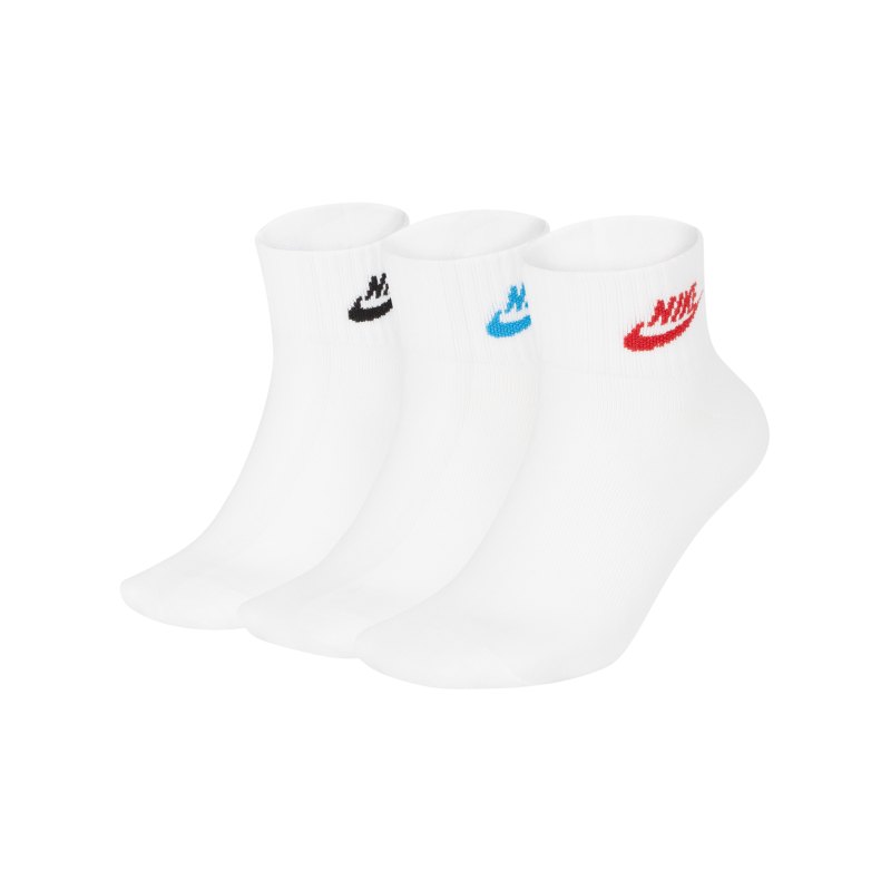 Nike Every Essential Socken 3er Pack Weiss F911 - weiss