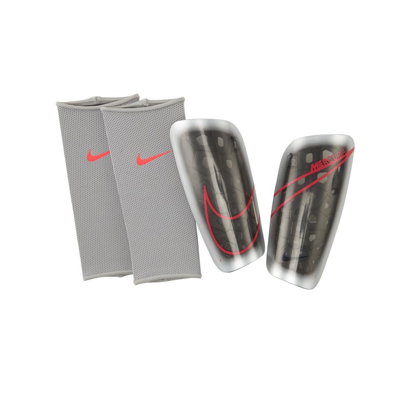 Nike Mercurial Lite Schienbeinschoner Silber F095 - silber