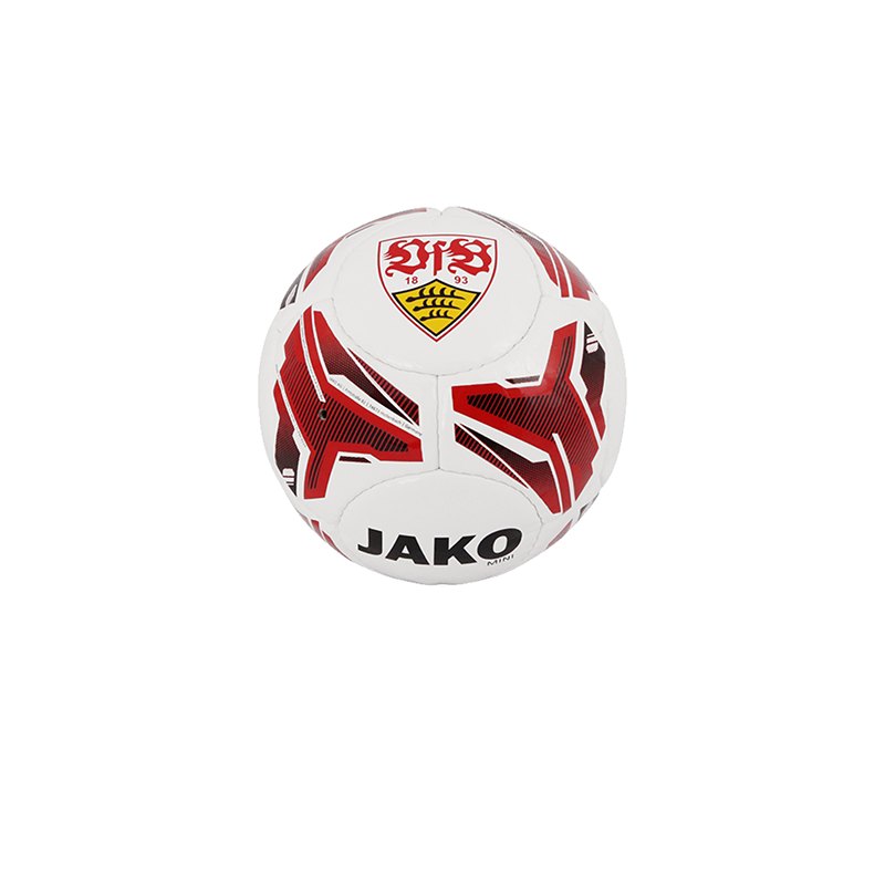 Jako VfB Stuttgart Miniball Fanball Weiss Rot F01 - weiß