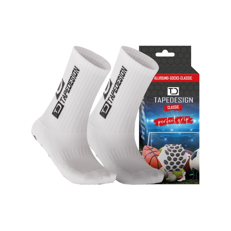 Tapedesign Socks Socken Weiss F001 - weiss