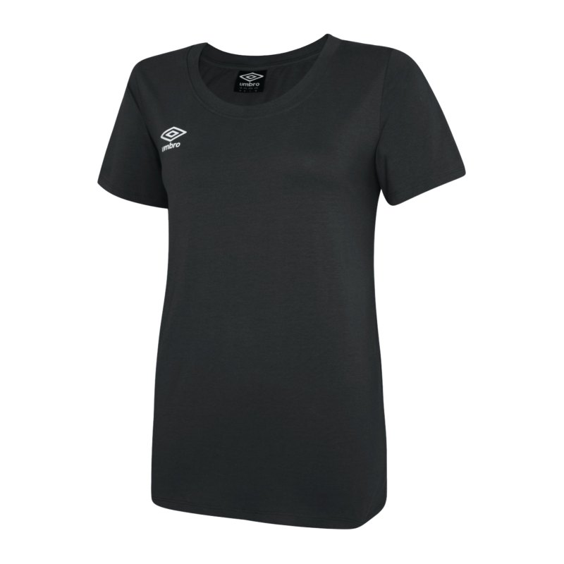 Umbro Club Leisure T-Shirt Damen Schwarz F090 - schwarz