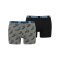 PUMA AOP Boxer 2er Pack Grau Blau F013 - grau