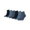 PUMA Unisex Quarter Plain 6er Pack Socken F004 - blau