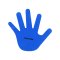 Cawila Marker-System Hand 185cm Blau - blau