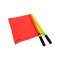 Cawila Schiedsrichterfahnen Set Rot und Gelb - rot