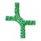 Cawila Tornetz 5,15x2,05m | Tiefe 1,0x2,1m | Maschenweite 12cm | Stärke 4mm | grün - gruen