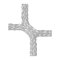 Cawila Tornetz 1,20 x 0,80m | Tiefe 0,70 x 0,70m | Maschenweite 10cm | Stärke 3mm | weiß - weiss