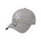 New Era NY Yankees 9Forty Cap Grau - grau