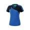 Erima Premium One 2.0 T-Shirt Damen Blau Schwarz - blau