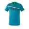 Erima 5-C T-Shirt Blau Weiss - Blau