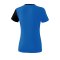Erima 5-C T-Shirt Damen Blau Schwarz - Blau