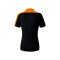 Erima Poloshirt Club 1900 2.0 Damen Schwarz Orange - schwarz