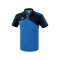 Erima Premium One 2.0 Poloshirt Blau Schwarz - blau