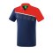 Erima 5-C Poloshirt Blau Rot - Blau