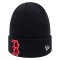 New Era Boston Red Sox Essential Cuff Beanie Rot - rot