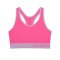 Under Armour Mid Keyhole Sport-BH Damen Pink F641 - pink