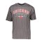 New Era NY Bulls Pinstripe Wordmark T-Shirt FGRH - grau