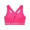 Under Armour Crossback Mid Sport-BH Damen F695 - pink