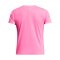 Under Armour Launch T-Shirt Pink Damen - pink