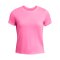Under Armour Launch T-Shirt Pink Damen - pink