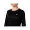 Asics Core Sweatshirt Damen Schwarz F001 - schwarz