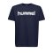 Hummel Cotton T-Shirt Logo Kids Blau F7026 - Blau