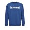 Hummel Cotton Logo Sweatshirt Blau F7045 - Blau