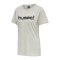 Hummel Cotton T-Shirt Logo Damen Beige F9158 - beige