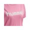 Hummel Cotton T-Shirt Logo Damen Rosa F3257 - rosa