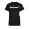 Hummel Cotton T-Shirt Logo Damen Schwarz F2001 - Schwarz