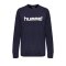 Hummel Cotton Logo Sweatshirt Damen Blau F7026 - Blau