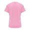 Hummel hmlCORE XK Poly T-Shirt Damen Weiss F3257 - rosa