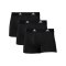 adidas Active Flex Cotton Trunk Boxershort 3er Pack Schwarz F000 - schwarz