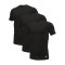 adidas Active Flex Cotton Crew Neck T-Shirt 3er Pack Schwarz F000 - schwarz