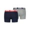 PUMA Basic Boxer 2er Pack Blau Grau F036 - blau