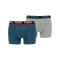 PUMA Basic Boxer 2er Pack Blau Grau F299 - blau