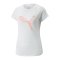 PUMA Run Logo T-Shirt Damen Weiss F02 - weiss