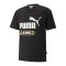 PUMA KING Logo T-Shirt Schwarz F01 - schwarz